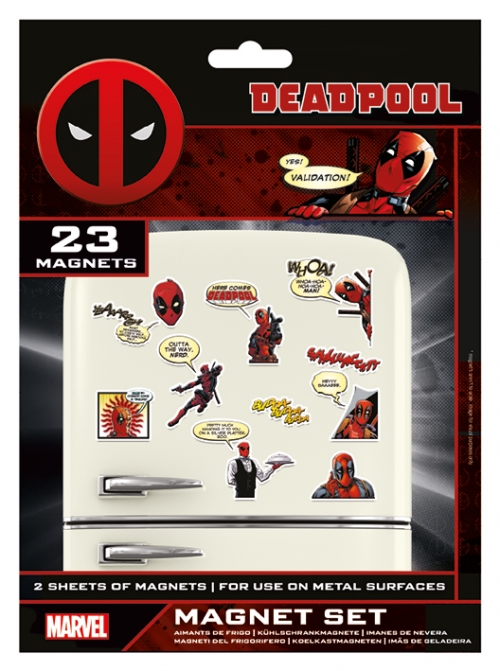 Набор магнитов Deadpool (Comic) 23шт MS65084