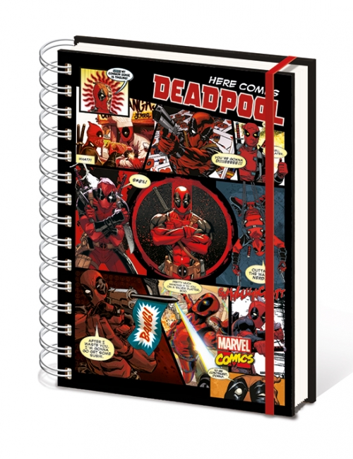 Записная книжка Deadpool (Here Comes Deadpool) A5 Wiro SR72146