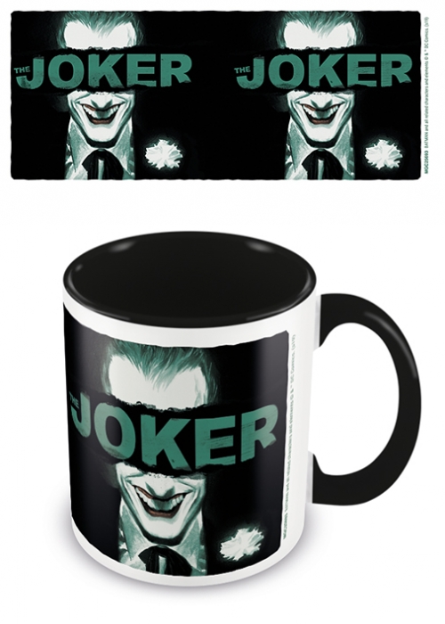 Кружка DC The Joker (Put on a Happy Face) Black Coloured Inner Mug 315 ml MGC25693