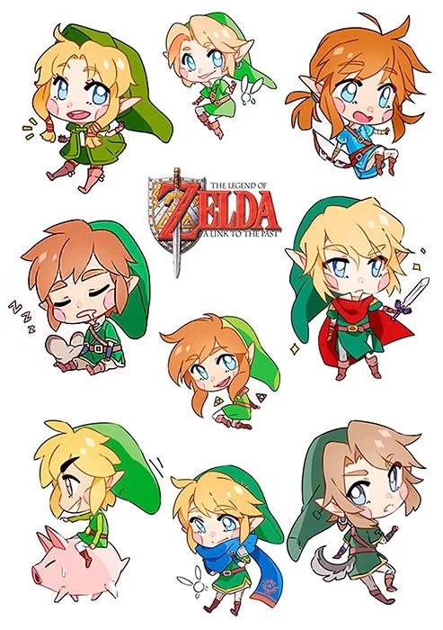Стикеры виниловые «The Legend of Zelda» No.2