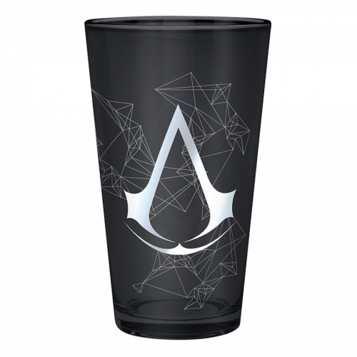 Бокал стеклянный Assassins Creed Large Glass 400 ml Assassin Foil x2 ABYVER118