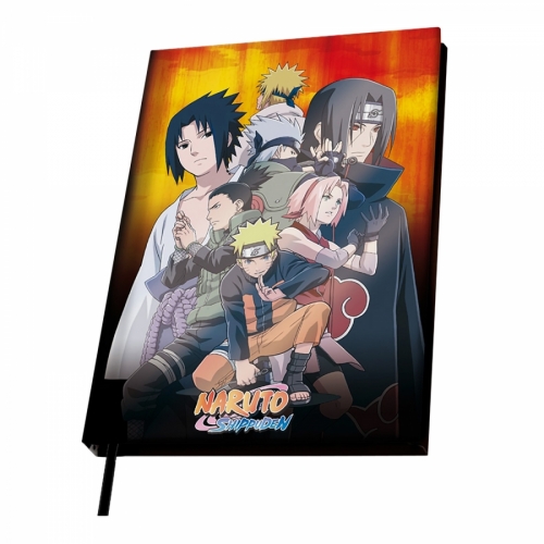 Записная Книжка Naruto Shippuden Konoha Group x4 a5 ABYNOT038