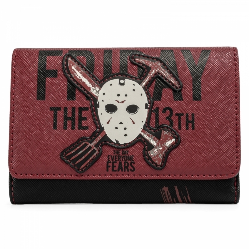 Кошелек Loungefly Friday The 13th Jason Mask Tri-Fold Wallet FRIWA0004