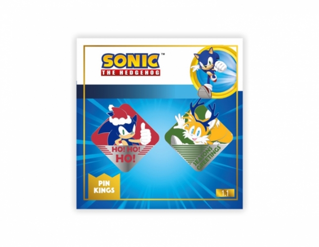 Значок Pin Kings Sonic the Hedgehog Modern Christmas 1.1 (набор из 2 шт.)
