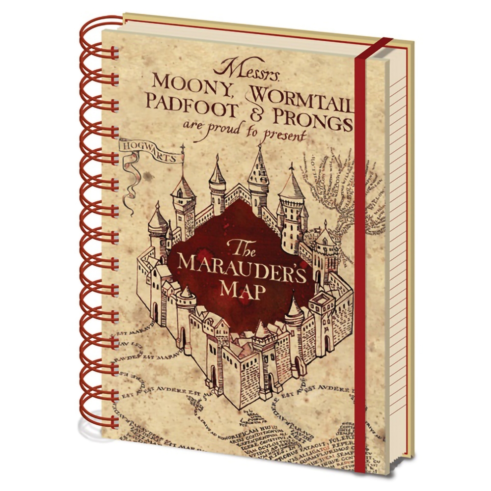 Записная книжка Harry Potter (The Marauders Map) A5 Wiro SR72325