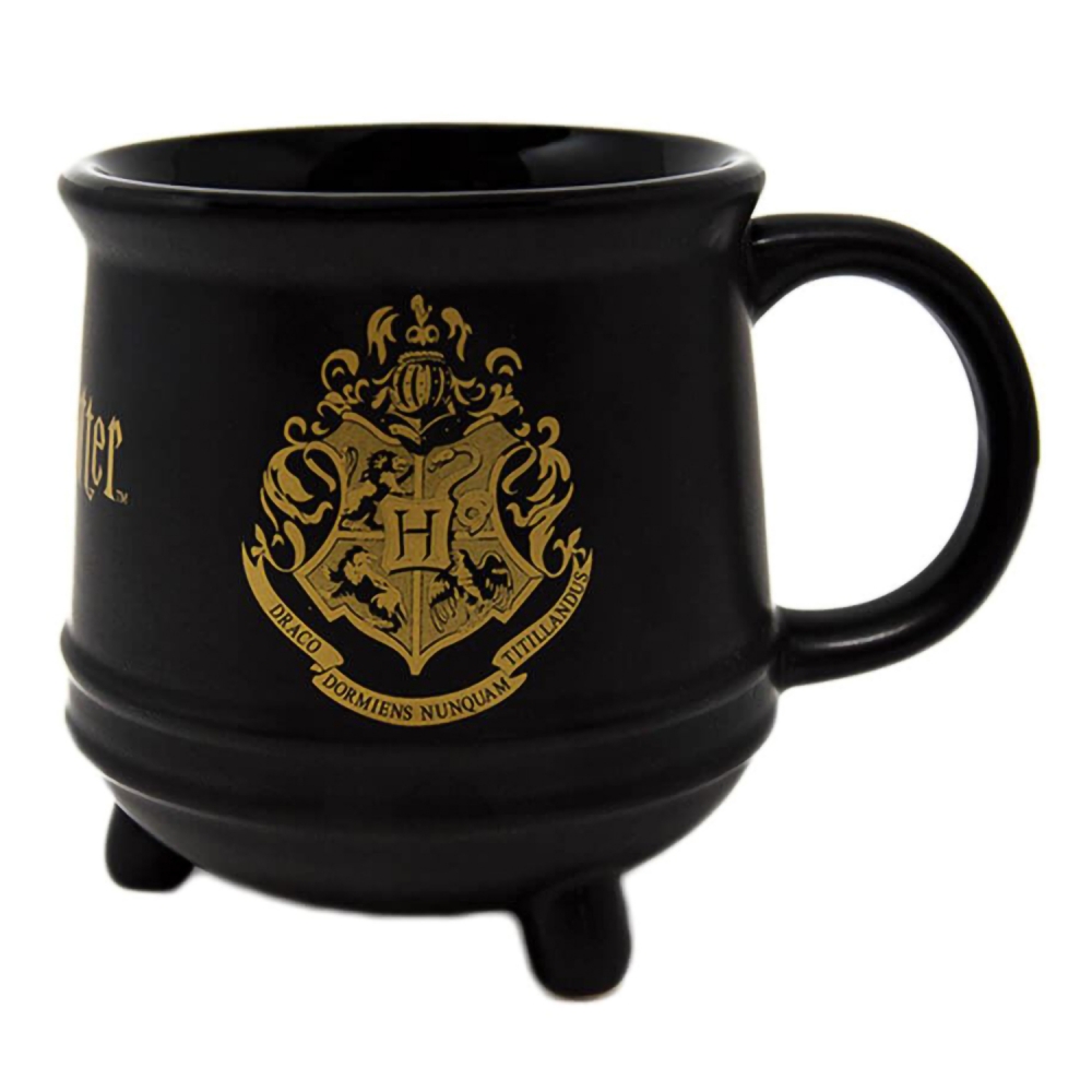 Кружка 3D Harry Potter (Hogwarts Crest) Ceramic Cauldron Mug Shaped Mug 511ml SCMG24474