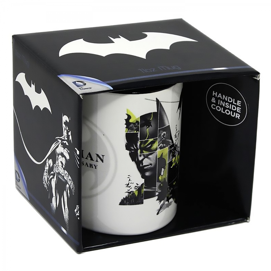 Кружка DC Batman (80th Anniversary) Black Coloured Inner Mug 315 ml MGC25694