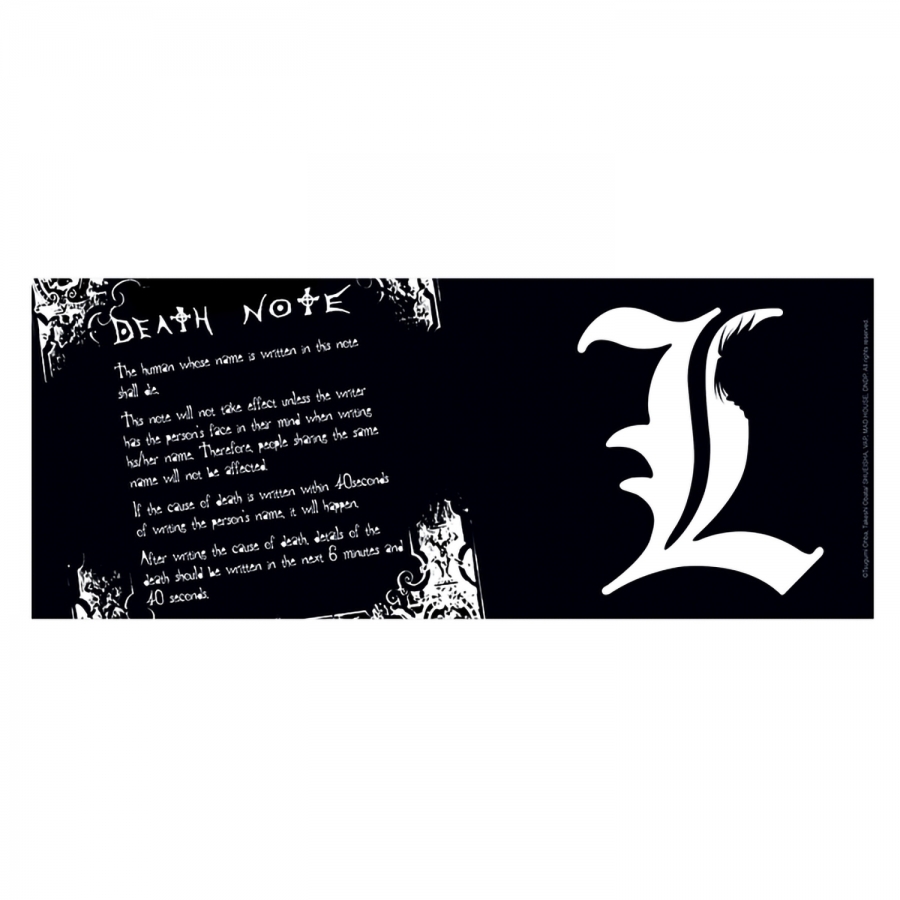 Кружка Death Note Mug 320 ml L & rules with box x2 ABYMUG472