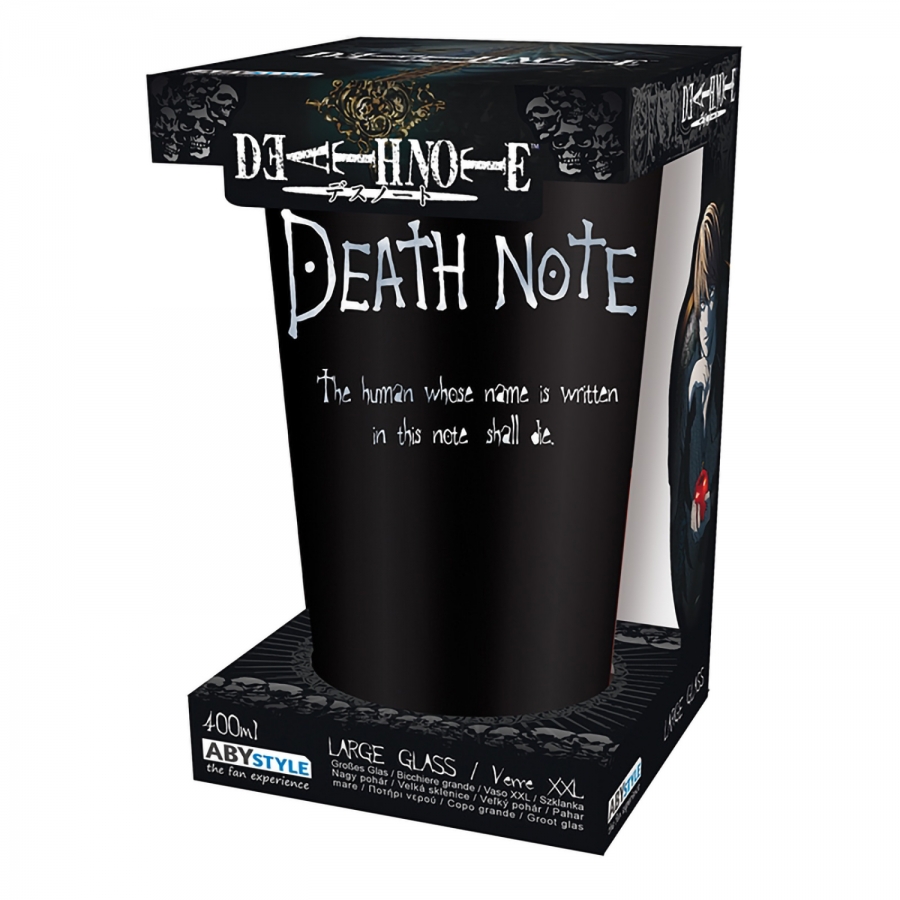 Бокал стеклянный Death Note Large Glass 400 ml Ryuk Matte x2 ABYVER163