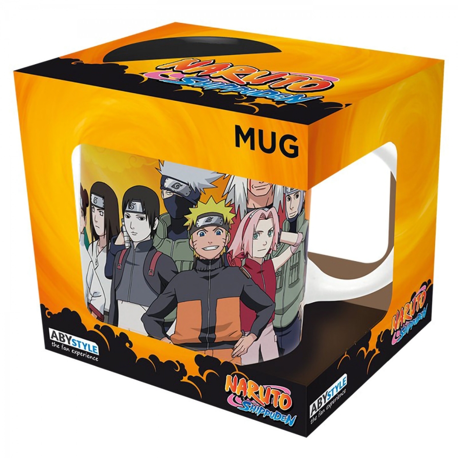 Кружка Naruto Shippuden Mug 320 ml Ninjas de Konoha subli x2 ABYMUG728
